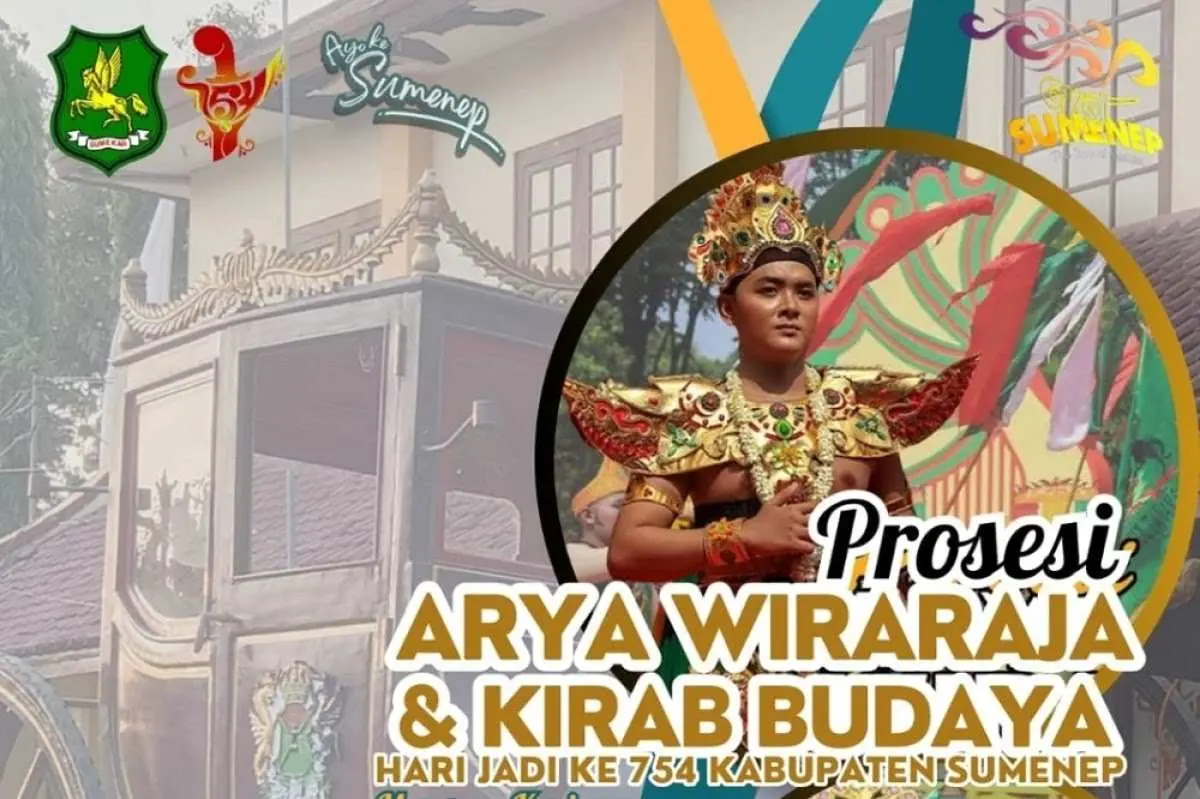Perayaan Hari Jadi Sumenep ke 754, Prosesi Pelantikan Arya Wiraraja Bakal Tampilkan Tari Kolosal hingga Kirab Budaya