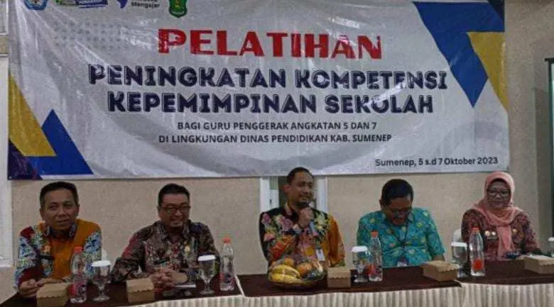 Puluhan Calon Kepsek di Sumenep Ikuti Pelatihan Peningkatan Kompetensi Kepemimpinan Sekolah