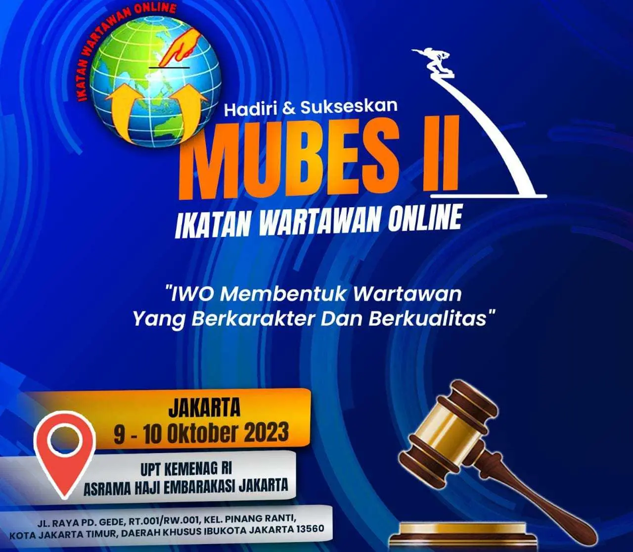 Jelang Mubes II IWO di Jakarta, 4 Balon Ketum Muncul, Salah Satu Calon Asal Sumut Bertekad Kembalikan Marwah Organisasi