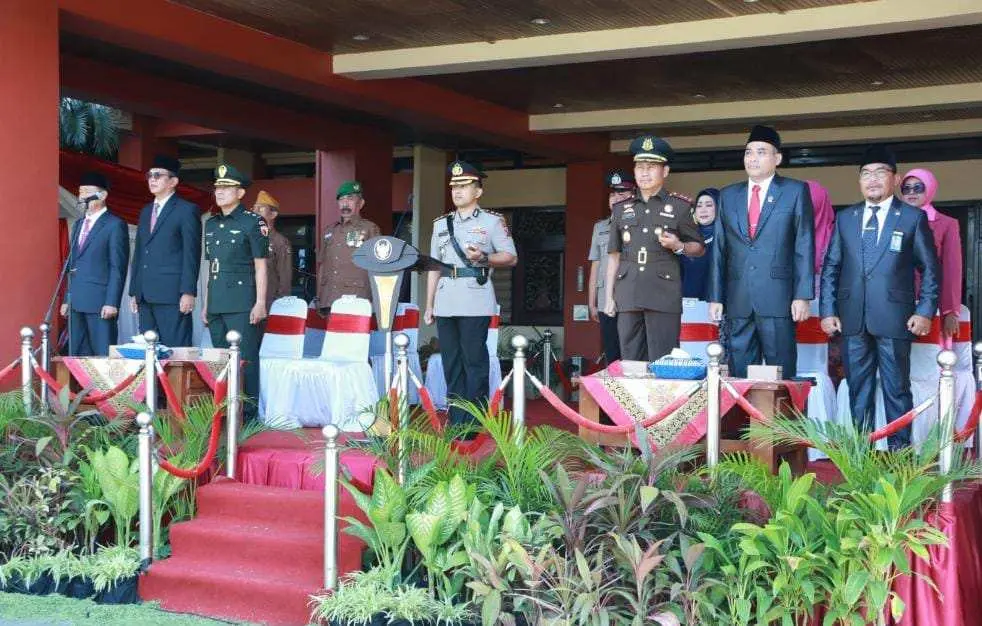 Pemkab Sumenep Gelar Upacara Peringatan Hari Kesaktian Pancasila di Halaman Kantor Bupati