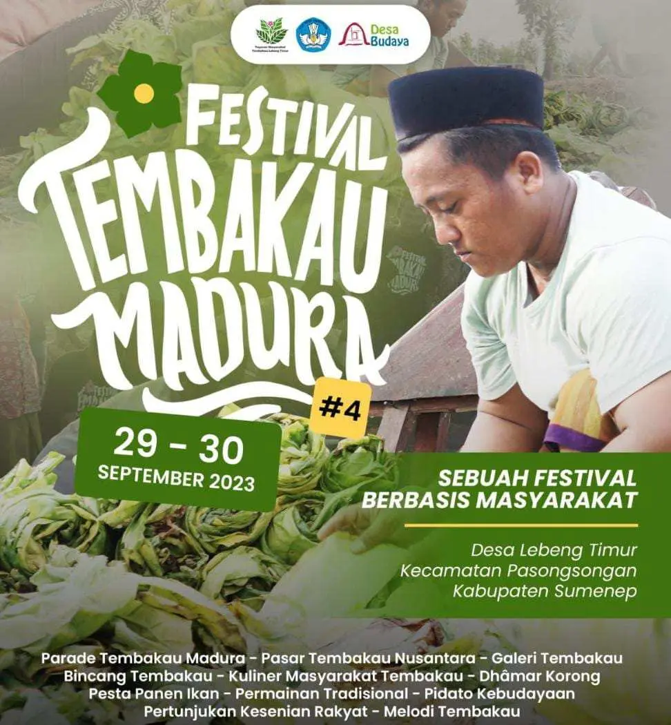 Ayo Ramaikan, Festival Tembakau Madura ke 4 Tahun 2023 Siap Digelar Akhir Pekan
