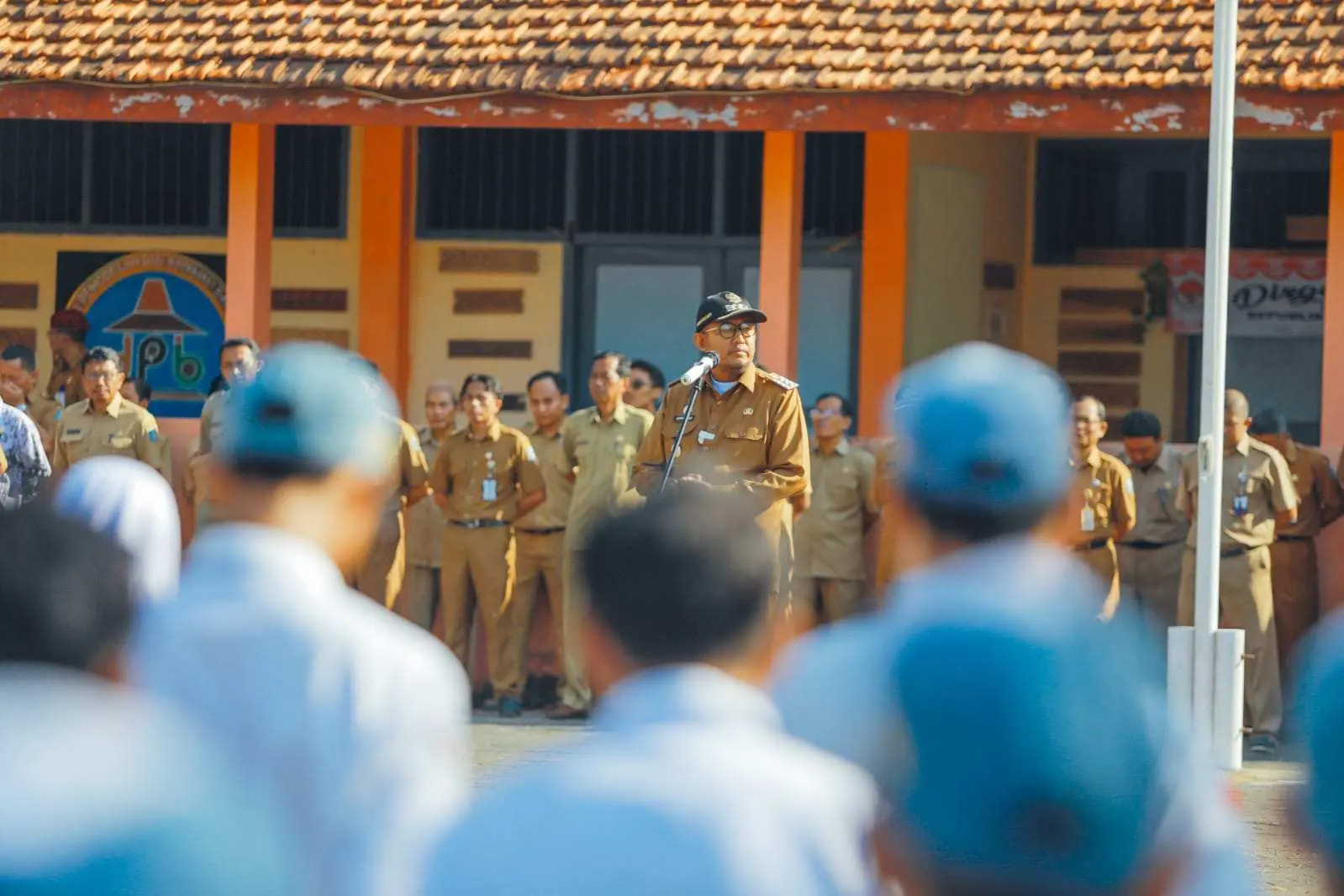 Pimpin Apel Pendidikan di SMKN 1 Kalianget, Bupati Sumenep Minta Siswa Tetap Fokus Belajar