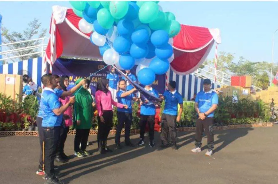 Peringati HUT Lantas ke 68, Polres Sumenep Gelar JJS dan Senam Bersama