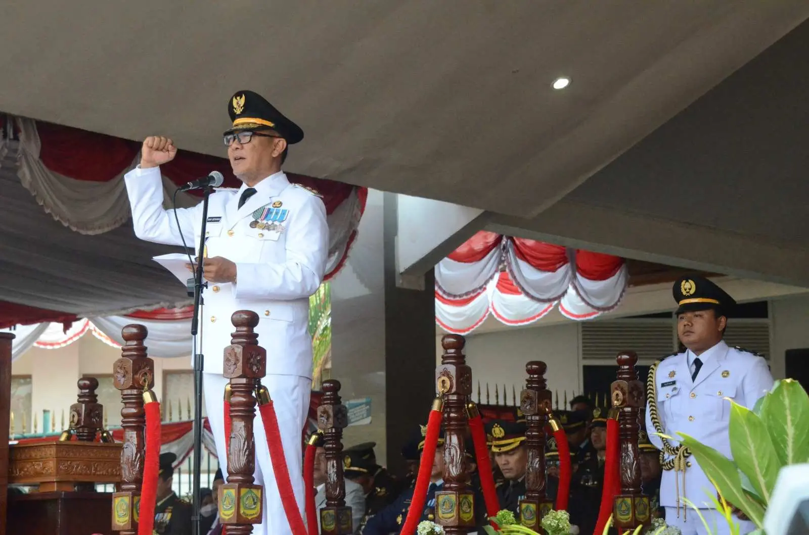 HUT RI ke 78, Plt Bupati Bogor Iwan Setiawan Ajak Seluruh Komponen Bangsa Mewujudkan Cita-Cita Indonesia Emas 2045