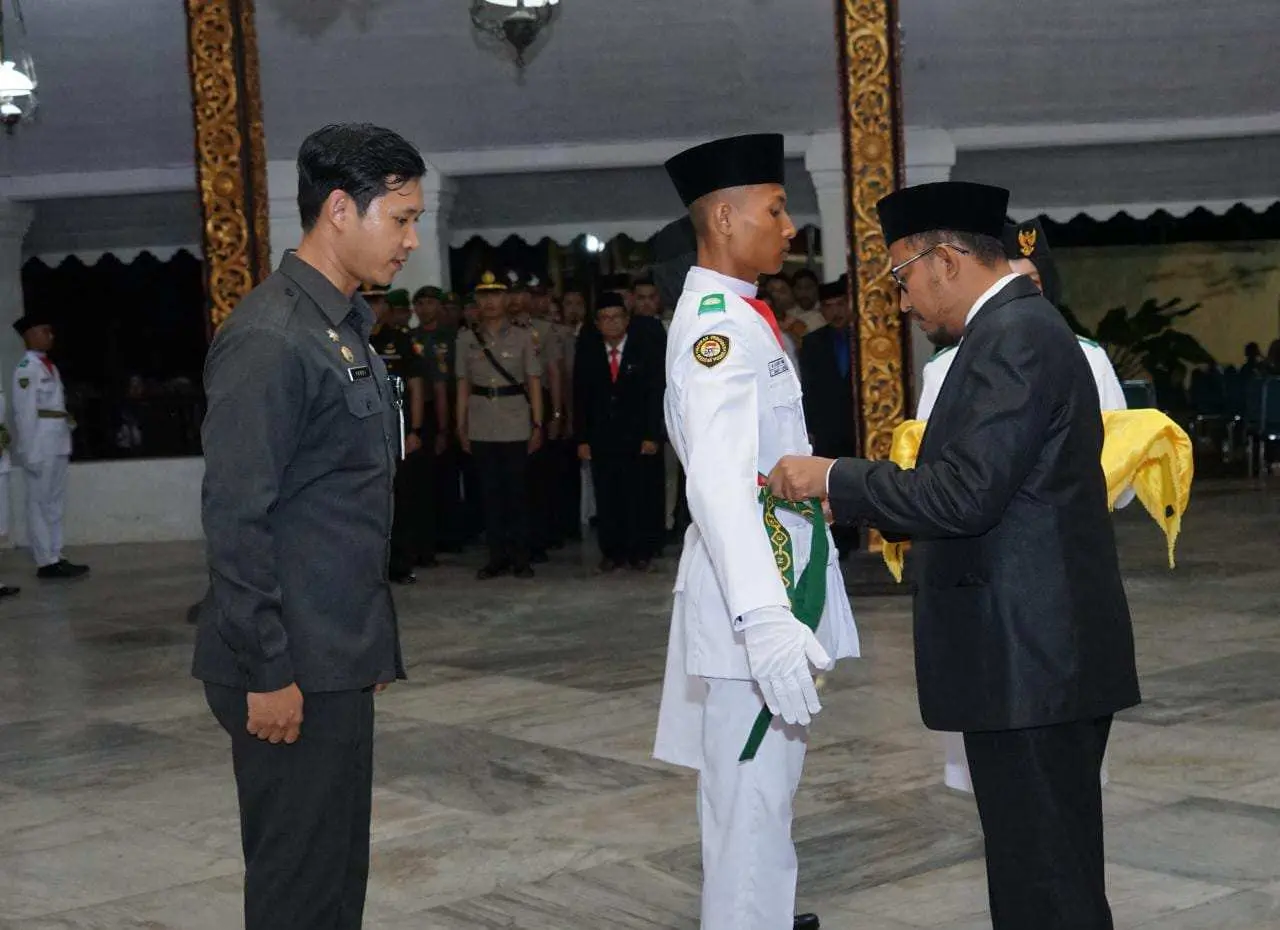 Kukuhkan Paskibraka Sumenep 2023, Bupati Achmad Fauzi Berharap Jadi Agen Perubahan
