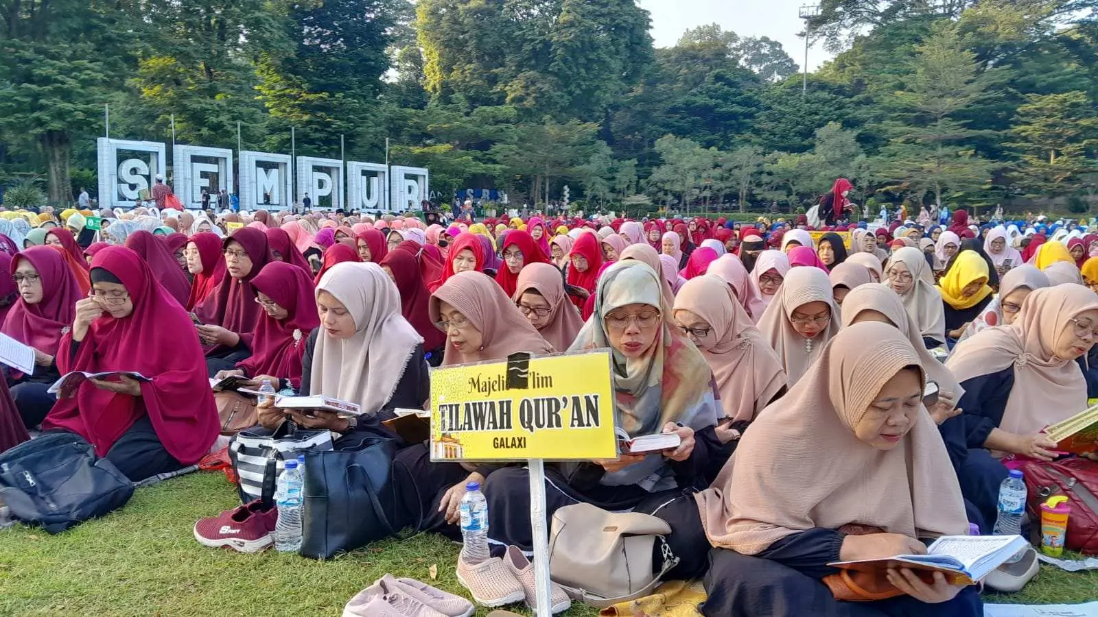 Sambut Tahun Baru Islam 1 Muharram 1445 H, Ribuan Umat Islam Ikut Bogor Ngaos Qur’an Ketiga