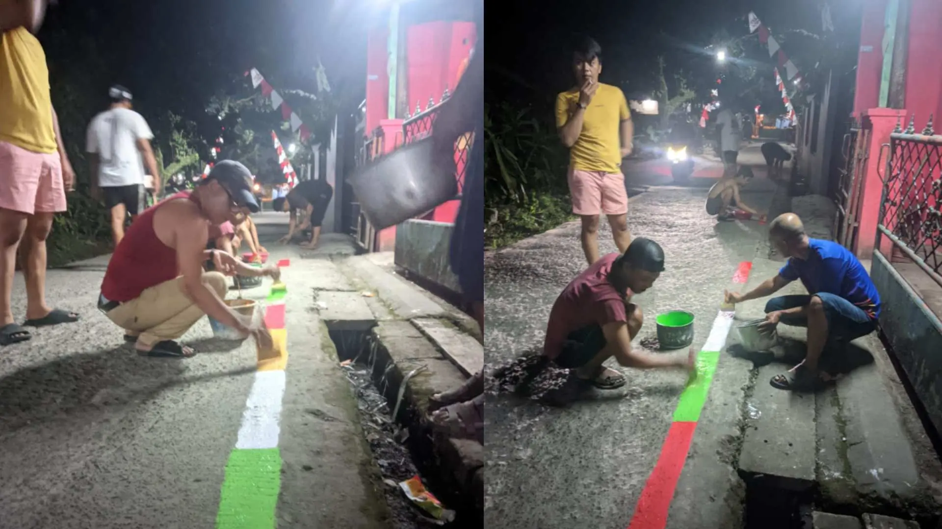 Sambut HUT RI ke 78 Tahun 2023, Warga RT 07/RW 12 Desa Bojonggede Bogor Mulai Berhias Diri