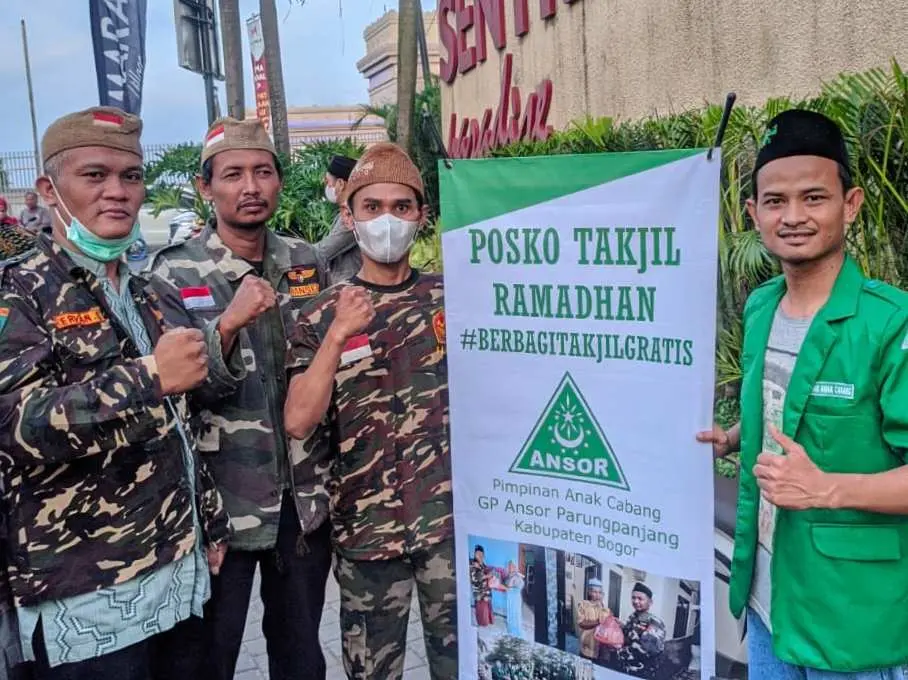 GP Ansor Parung Panjang Buka Posko Takjil Gratis untuk Masyarakat