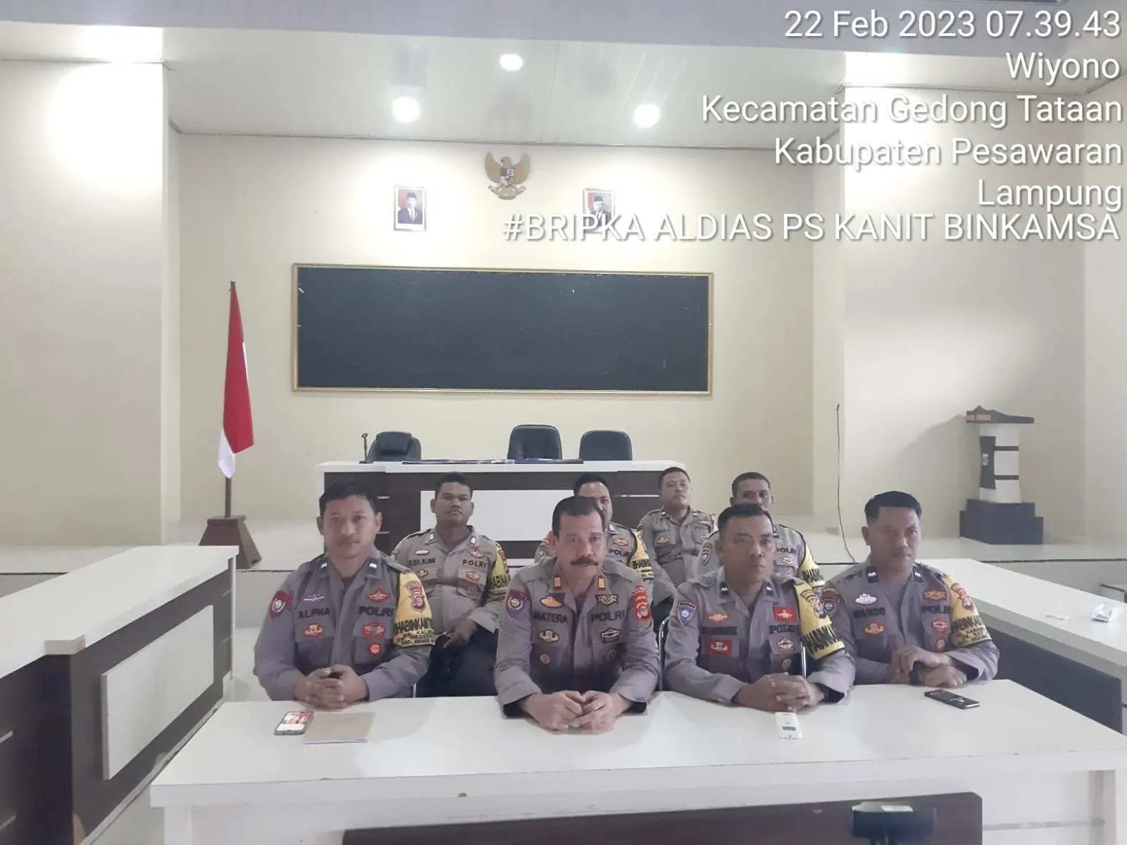 Tingkatkan Kemampuan Bhabinkamtibmas, Sat Binmas Polres Pesawaran Gelar Pembinaan Bersama