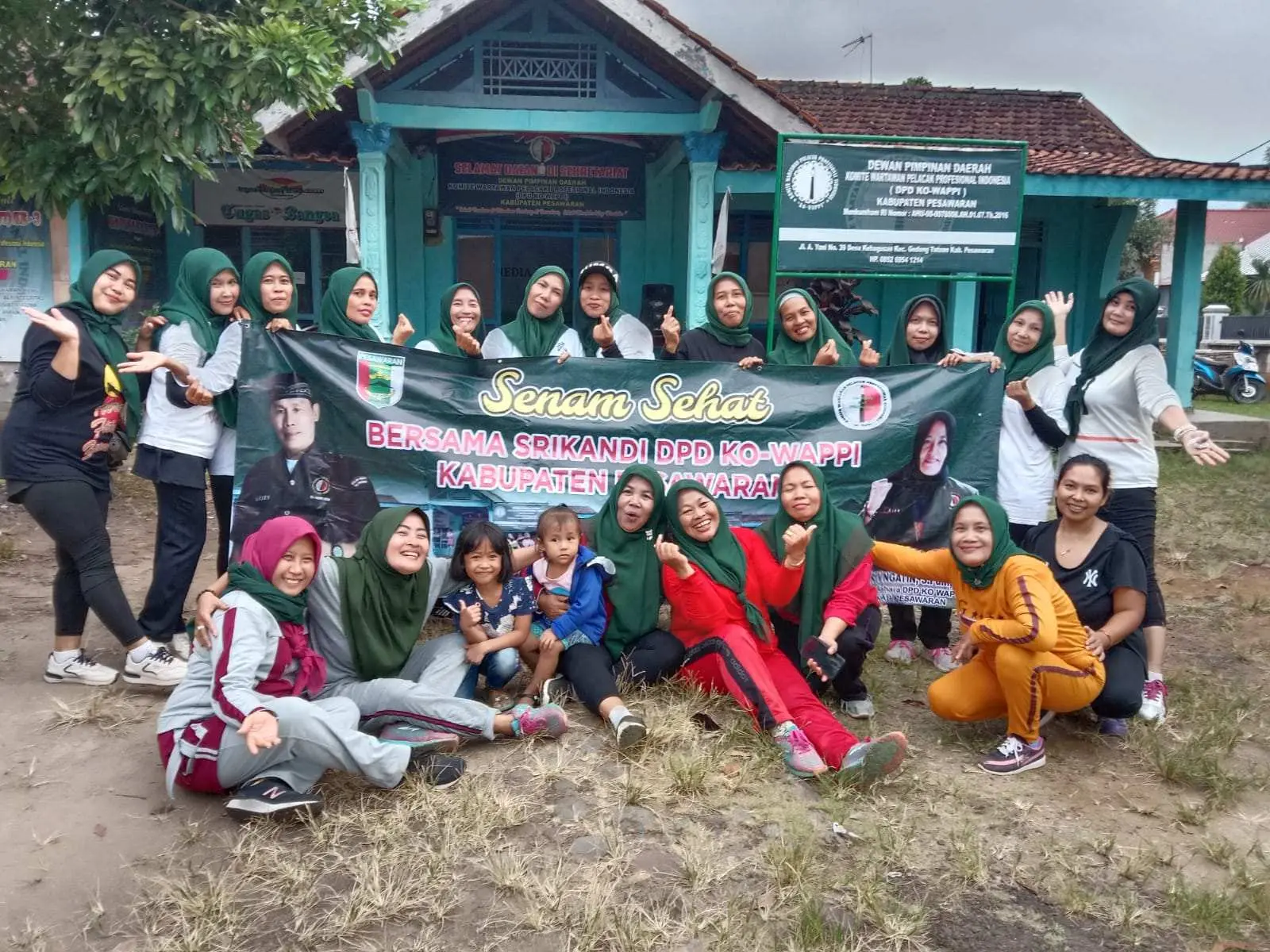 Terapkan Hidup Sehat, DPD KO WAPPI Pesawaran Rutin Gelar Senam Bersama