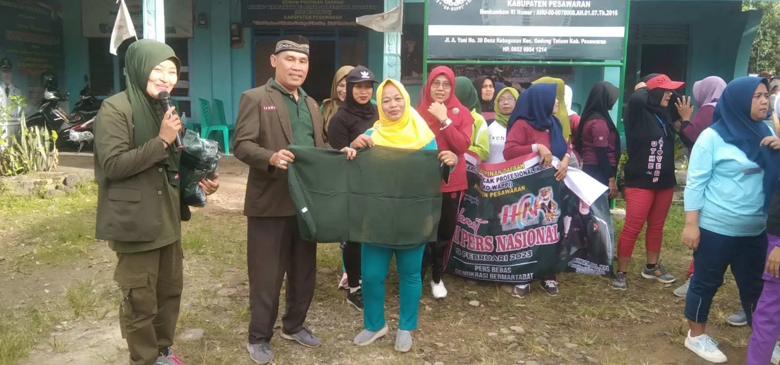Peringati HPN 2023, DPD KO-WAPPI Pesawaran Berikan Bantuan Paket Sembako dan Tali Asih kepada Anak Yatim