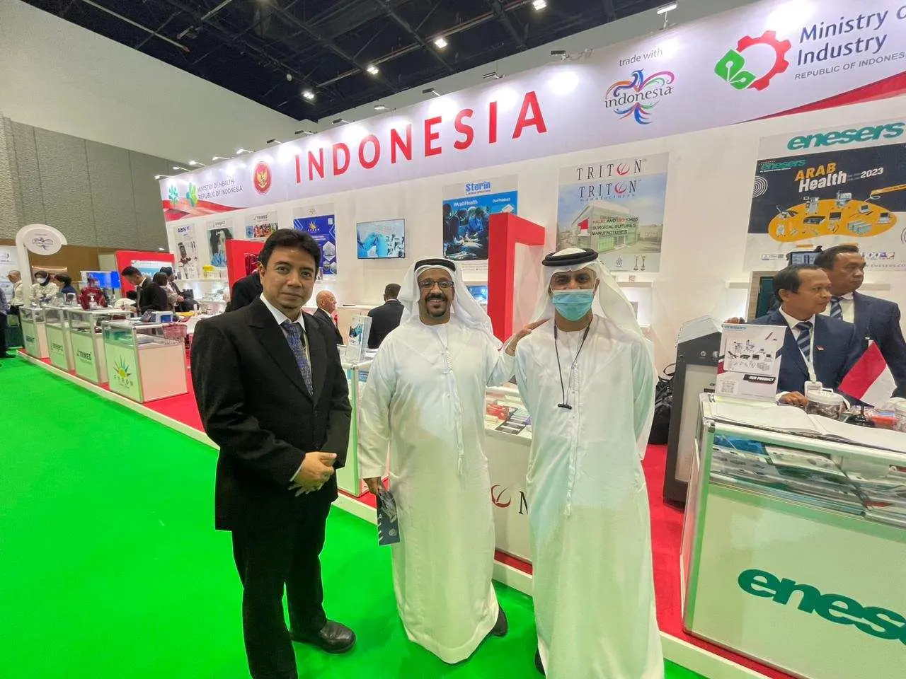 Triton Produsen Benang Bedah Nasional dengan TKDN Diatas 40 Persen Membuka Pasar Timur Tengah Melalui Arab Health 2023