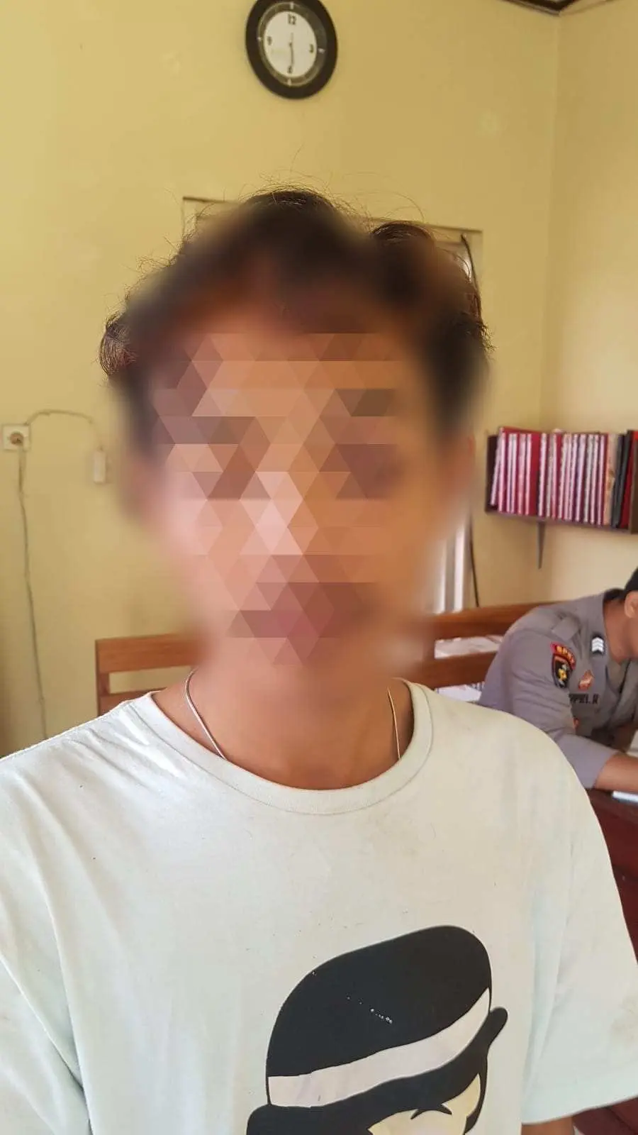 Diduga Mencuri Motor, Seorang Pria Diamankan Unit Reskrim Polsek Gedong Tataan