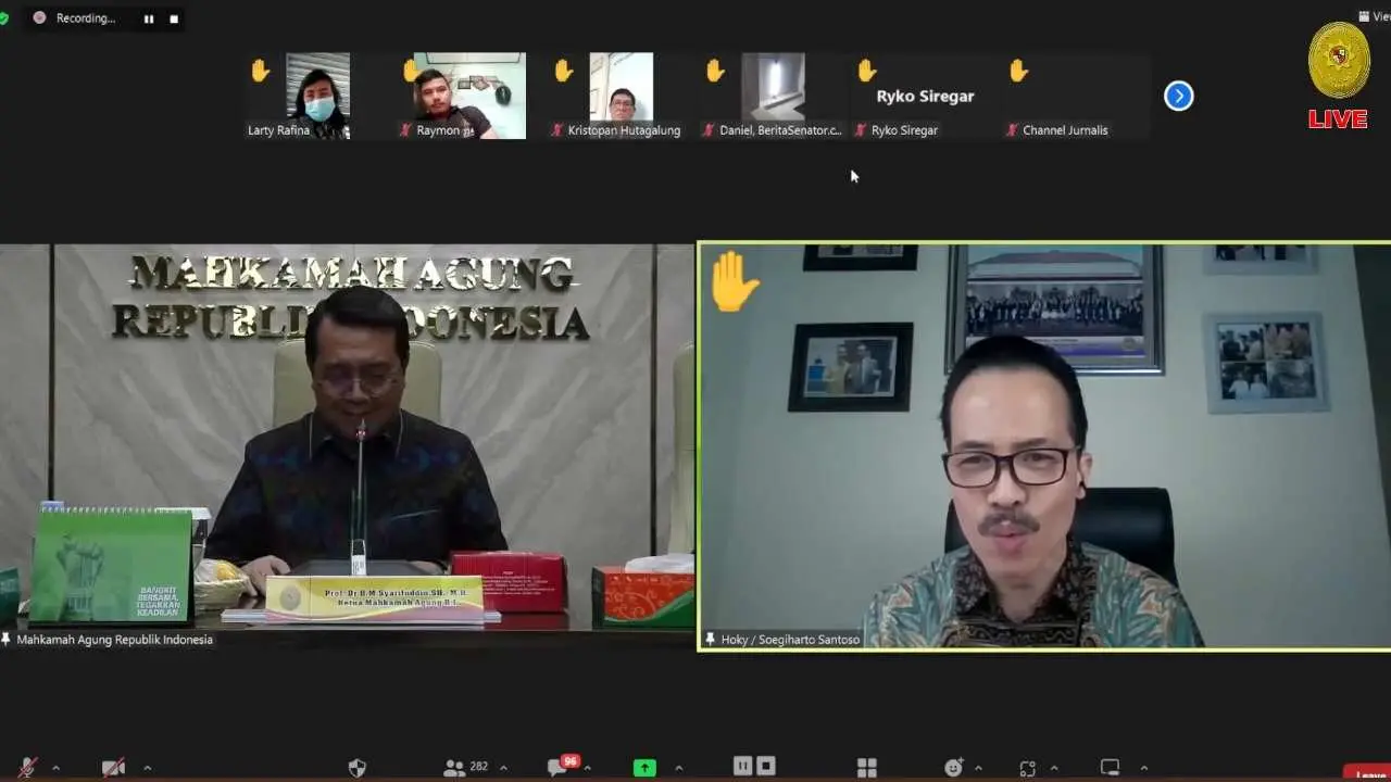 Soegiharto Santoso Bakal Surati KA Bawas atas Petunjuk Ketua MA