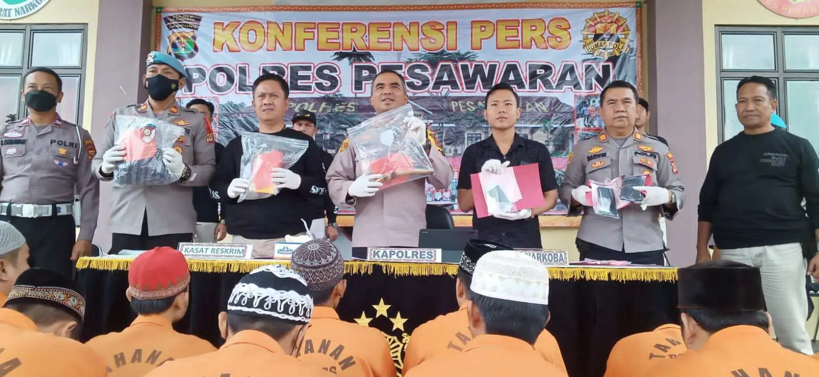 Gelar Refleksi Akhir Tahun, AKBP Pratomo Widodo Ungkap Sederet Pencapaian Polres Pesawaran di Tahun 2022