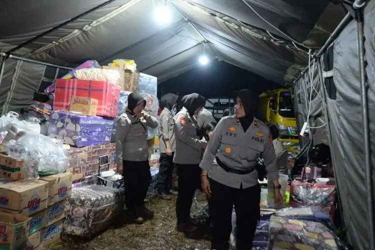 Polres Bogor Terus Datangkan Bantuan bagi Masyarakat Korban Gempa Cianjur