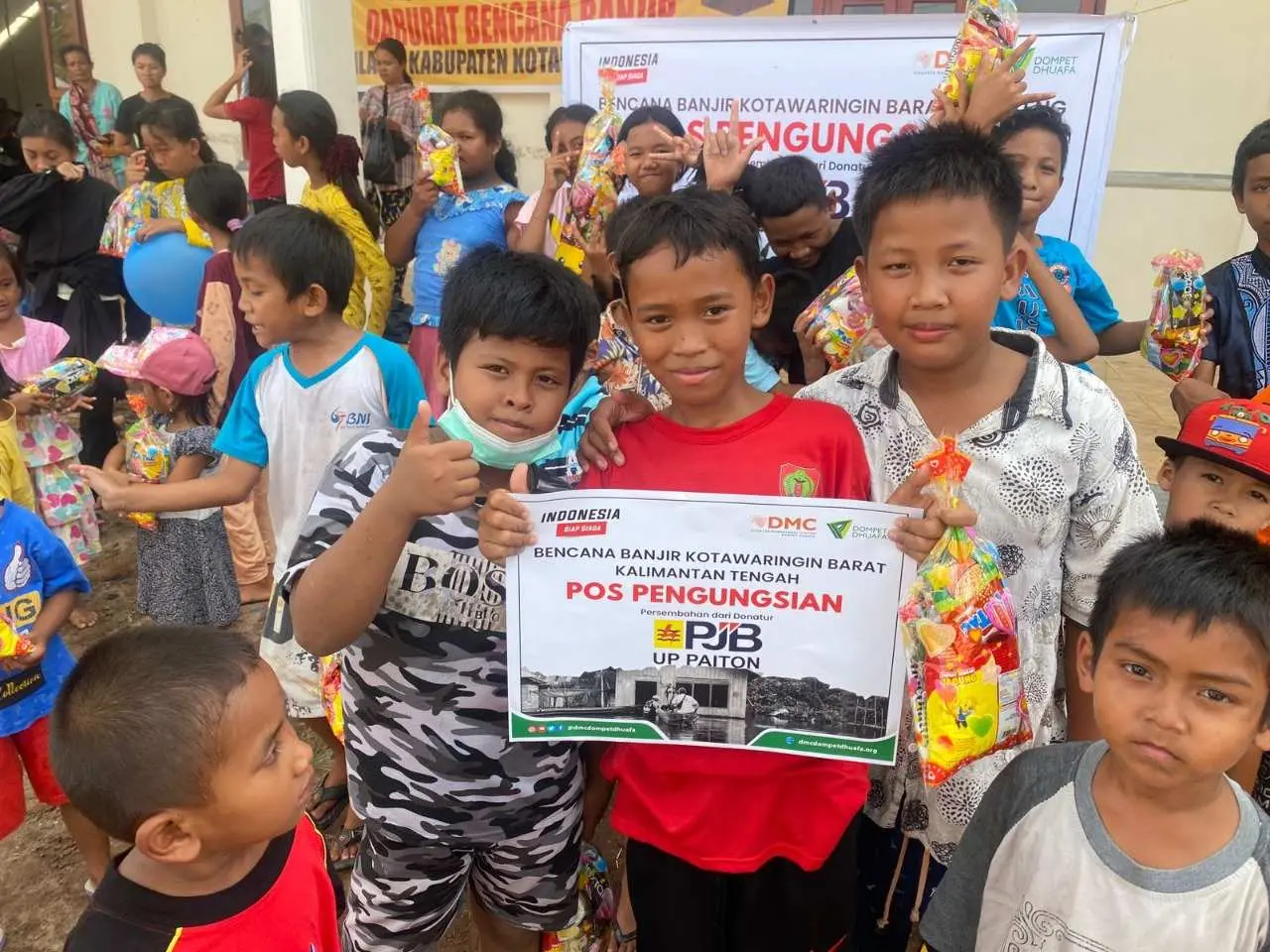 Kolaboraksi PT PJB Unit Pembangkitan Paiton dengan DMC Dompet Dhuafa Terus Bantu Penyintas Bencana di Indonesia