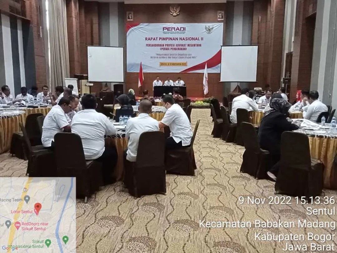 Gelar HUT ke-2 dan Rapimnas, Peradi Pergerakan Siap Dampingi Masyarakat Pencari Keadilan Hukum