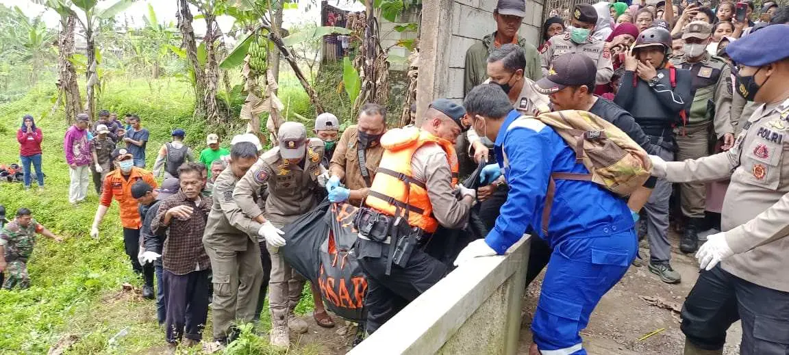 Pelajar Depok yang Hanyut Terseret Arus Aliran Curug Cikembar Puncak Bogor Akhirnya Ditemukan