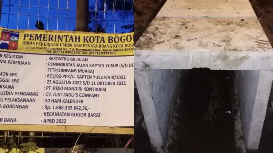 Kualitas U-Dith pada Peningkatan Jalan Kapten Yusuf Kota Bogor Patut Dipertanyakan
