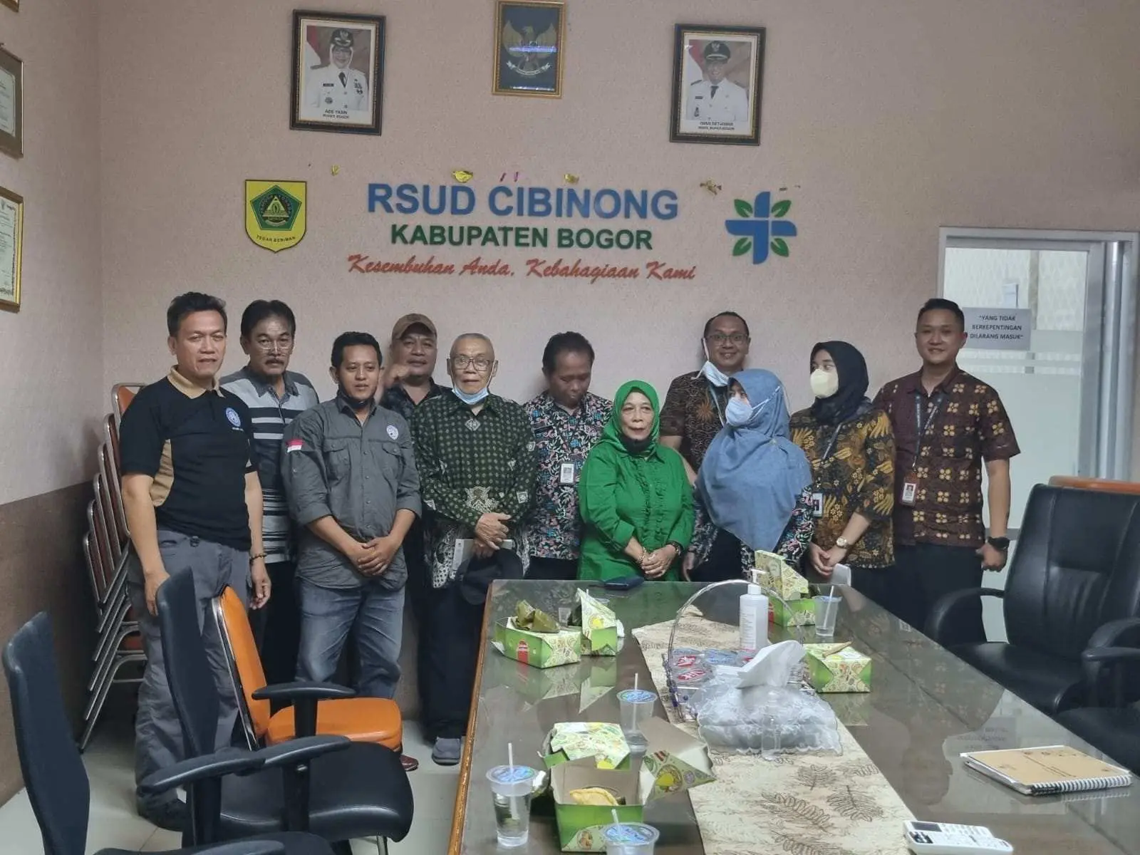 Silaturahmi ke RSUD Cibinong, Ketua Umum Sekber WMO Paparkan Program Kemitraan