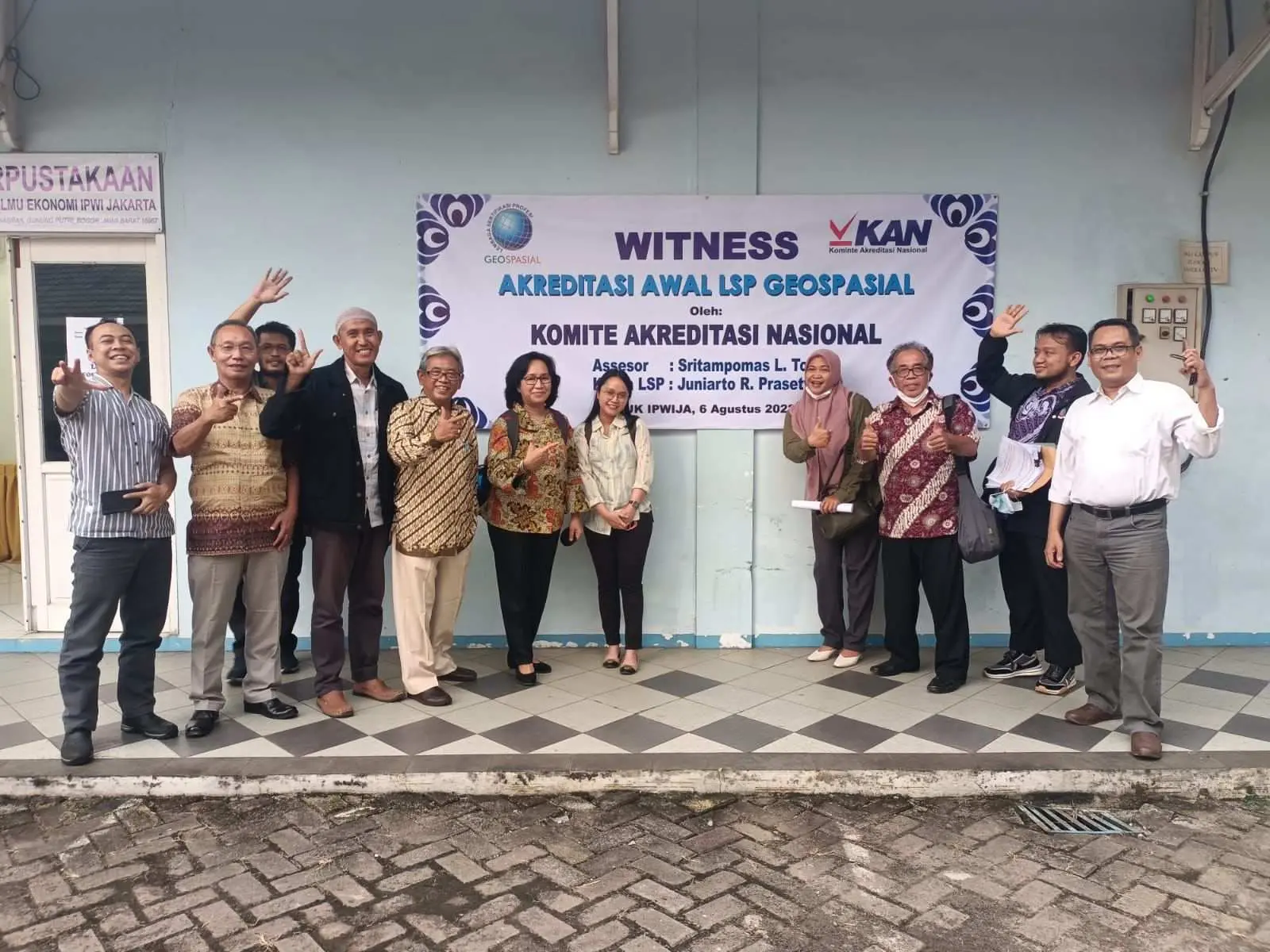 Komite Akreditasi Nasional Nyatakan LSP Geospasial Lulus Akreditasi Awal