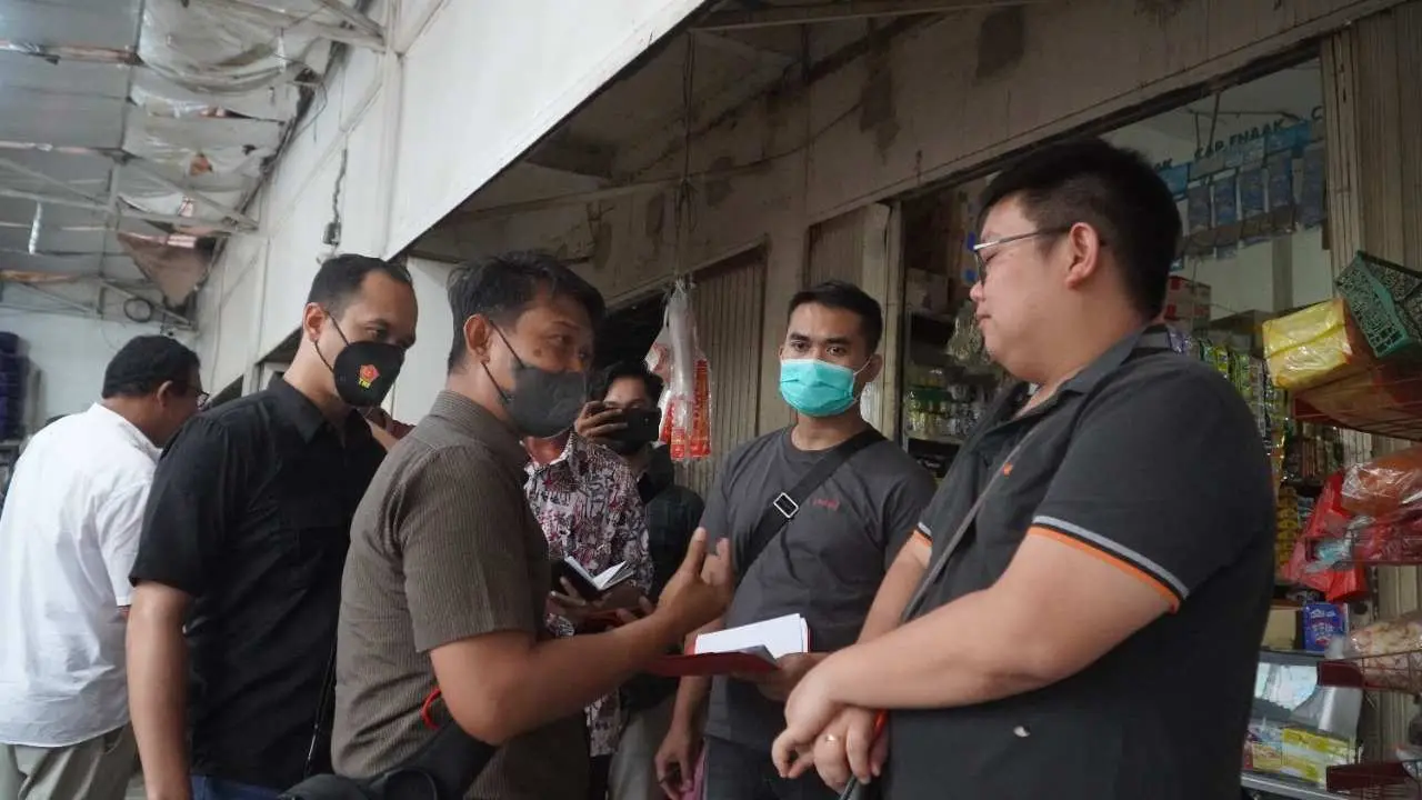 Pastikan Ketersediaan Minyak Goreng Curah Aman, Polres Bogor Sidak ke Pasar Citeureup