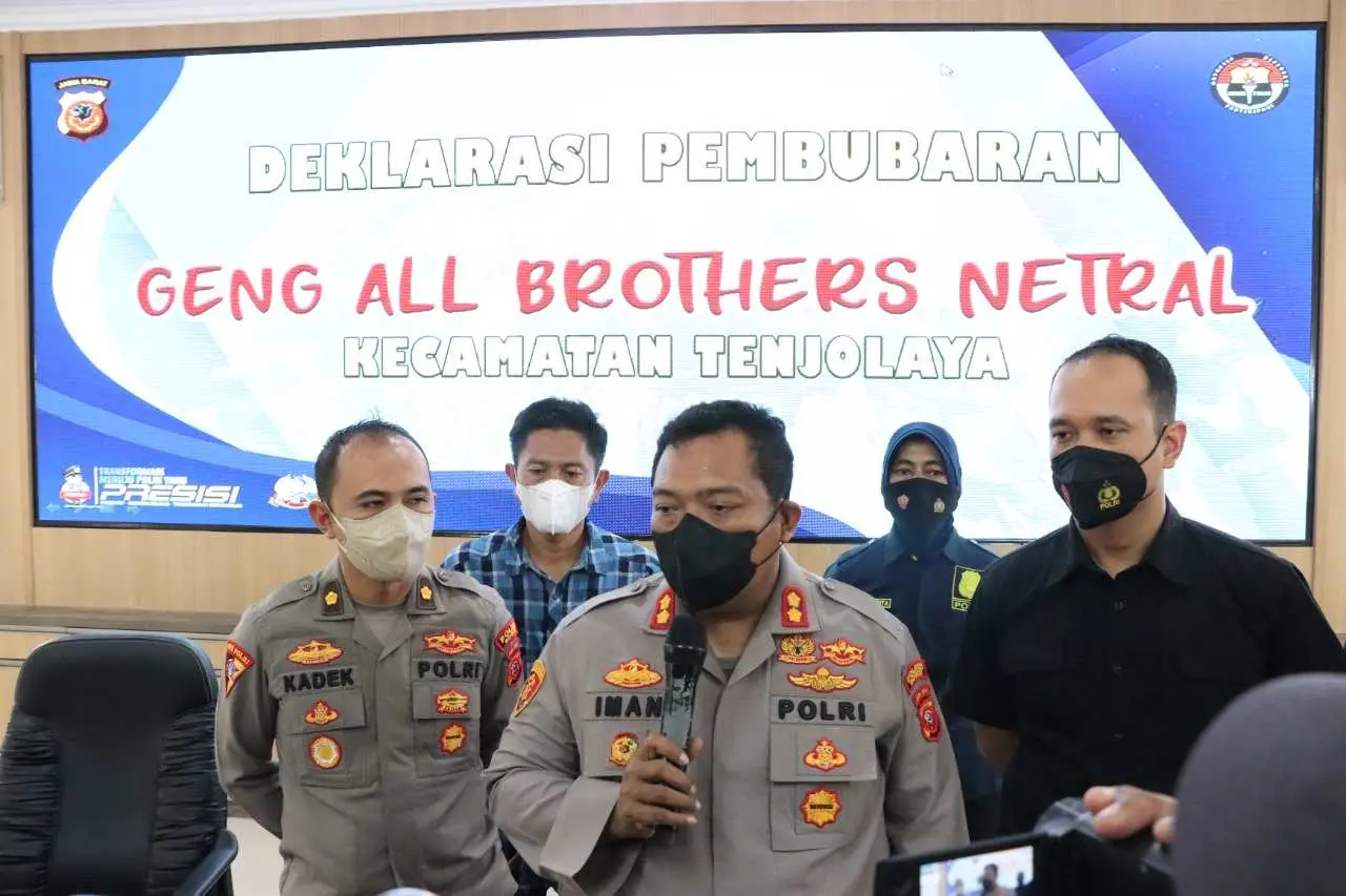 Polres Bogor Bubarkan Geng Motor All Brothers Netral