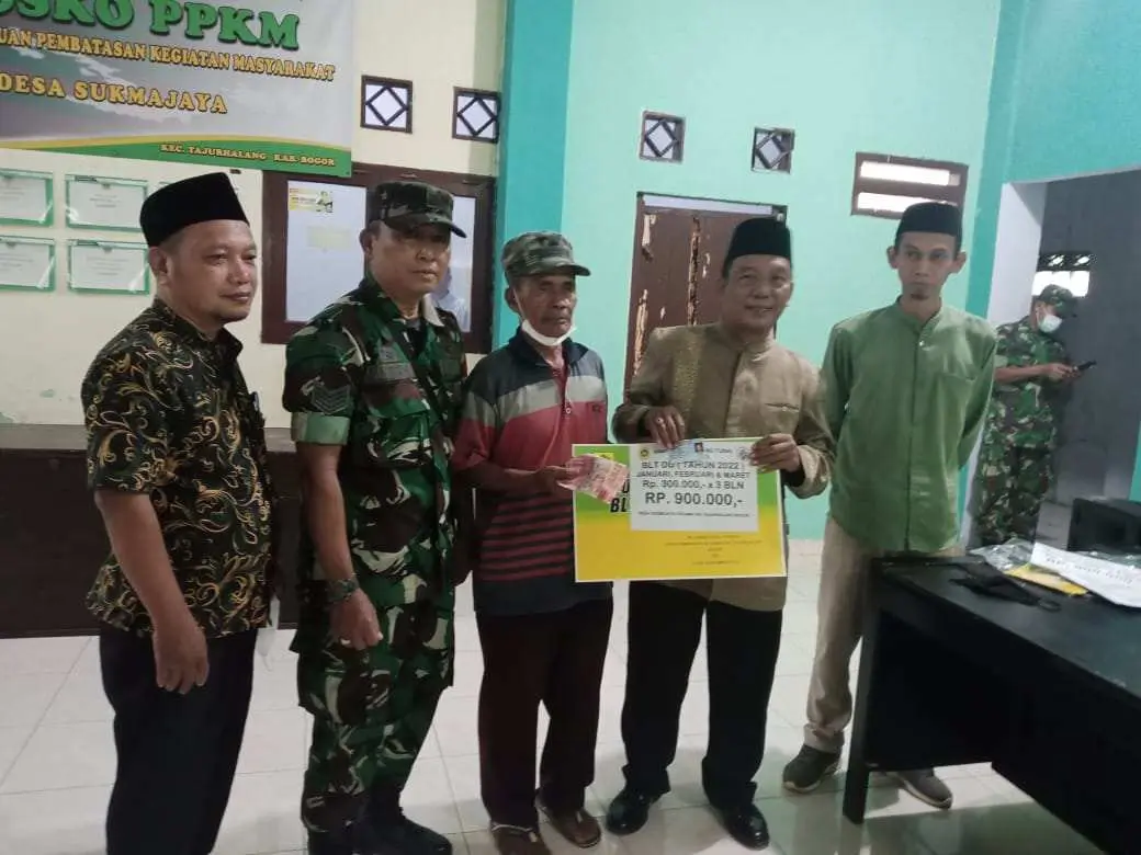 Penyaluran BLT-DD Tahun 2022 Desa Sukmajaya