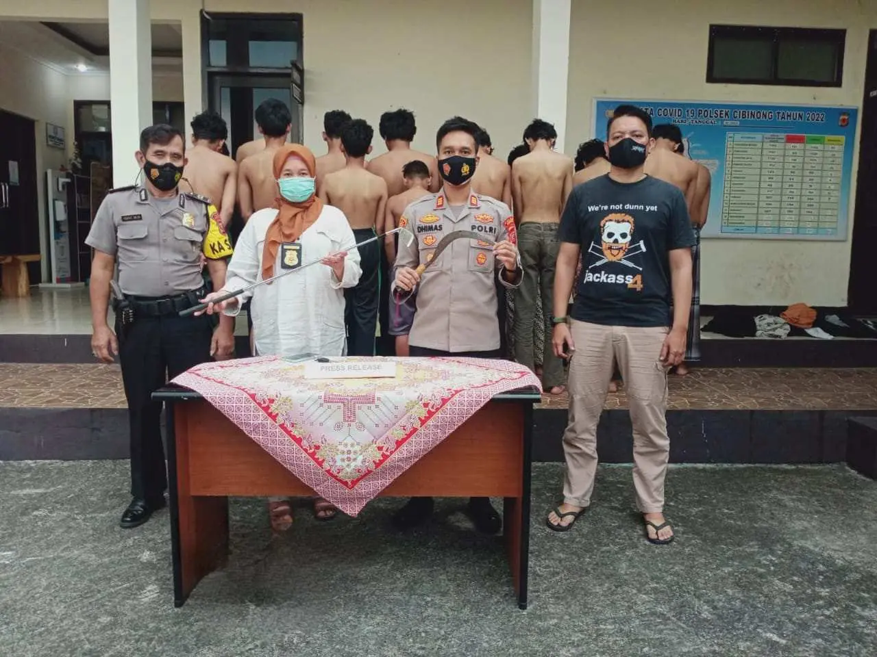 15 Remaja Pelaku Aksi Tawuran di Karadenan Cibinong Diamankan Polisi