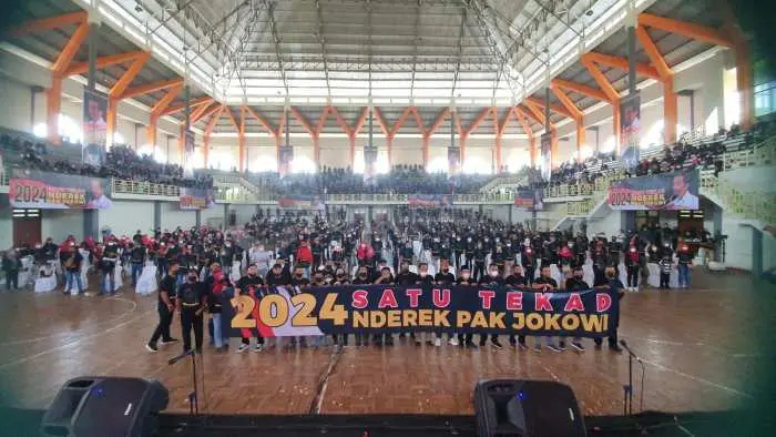 2024, Relawan Jokowi Kabupaten Blora Satu Komando Satu Tekad Nderek Pak Jokowi