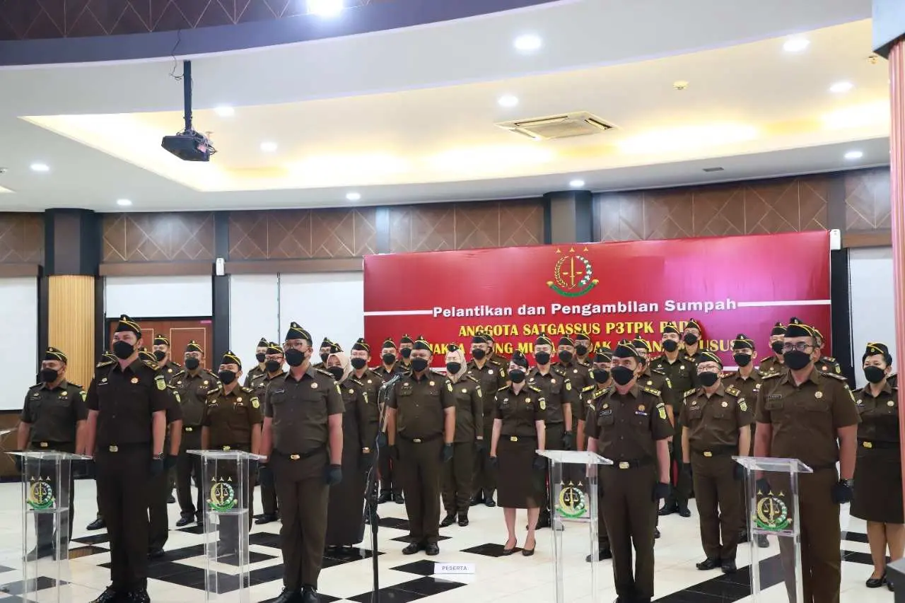 Jaksa Agung Melantik 39 Anggota Satgassus P3TPK
