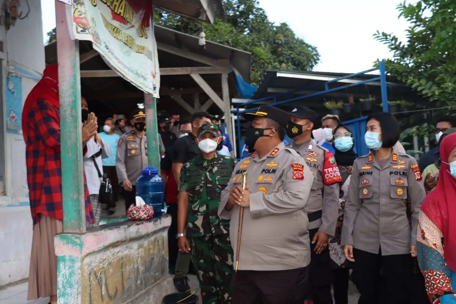 Kapolres Bogor Tinjau Kampung Tangguh di Wilayah Gunung Putri
