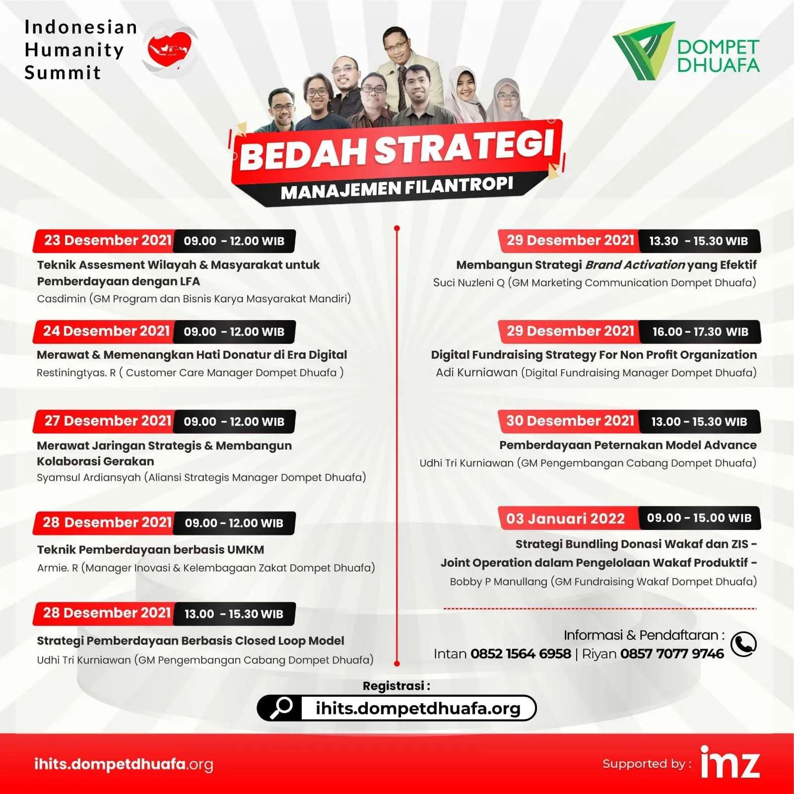 Dompet Dhuafa Gelar Bedah Strategi Manajemen Filantropi di Indonesia Humanity Summit