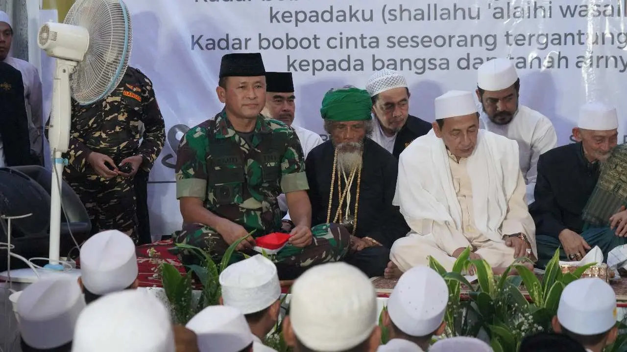 Peringati Maulid Nabi Muhammad SAW, Danrem 061/Sk Ajak Tingkatkan Keimanan dan Ketaqwaan serta Cinta Tanah Air