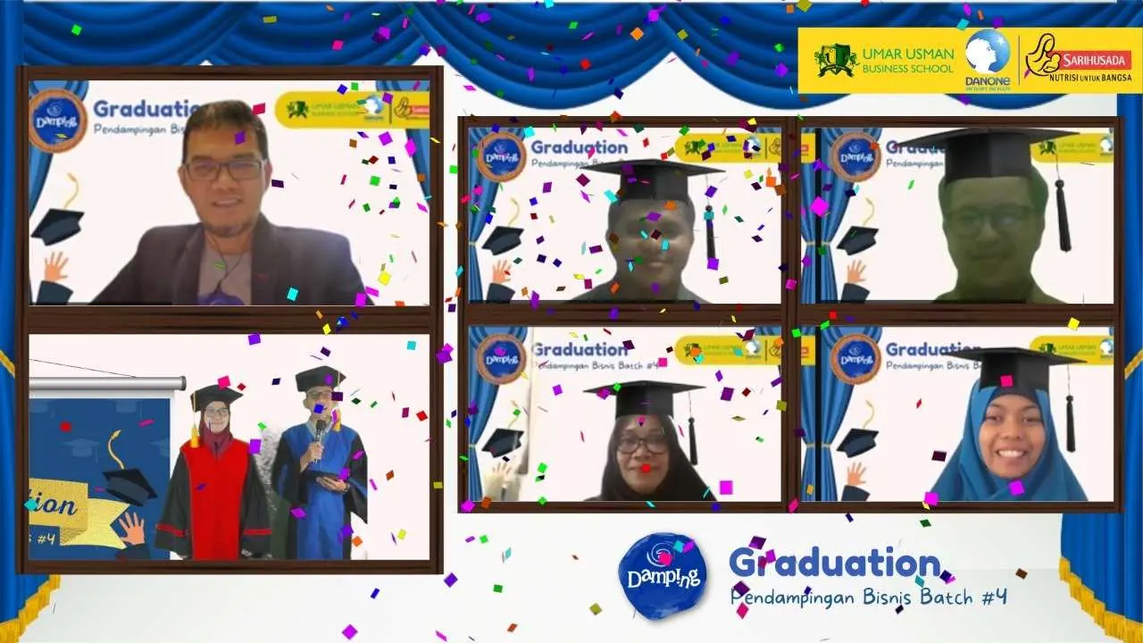 DANONE Indonesia dan Kampus Bisnis Umar Usman Kembali Gelar Wisuda Batch 4 Program Damping Hukum