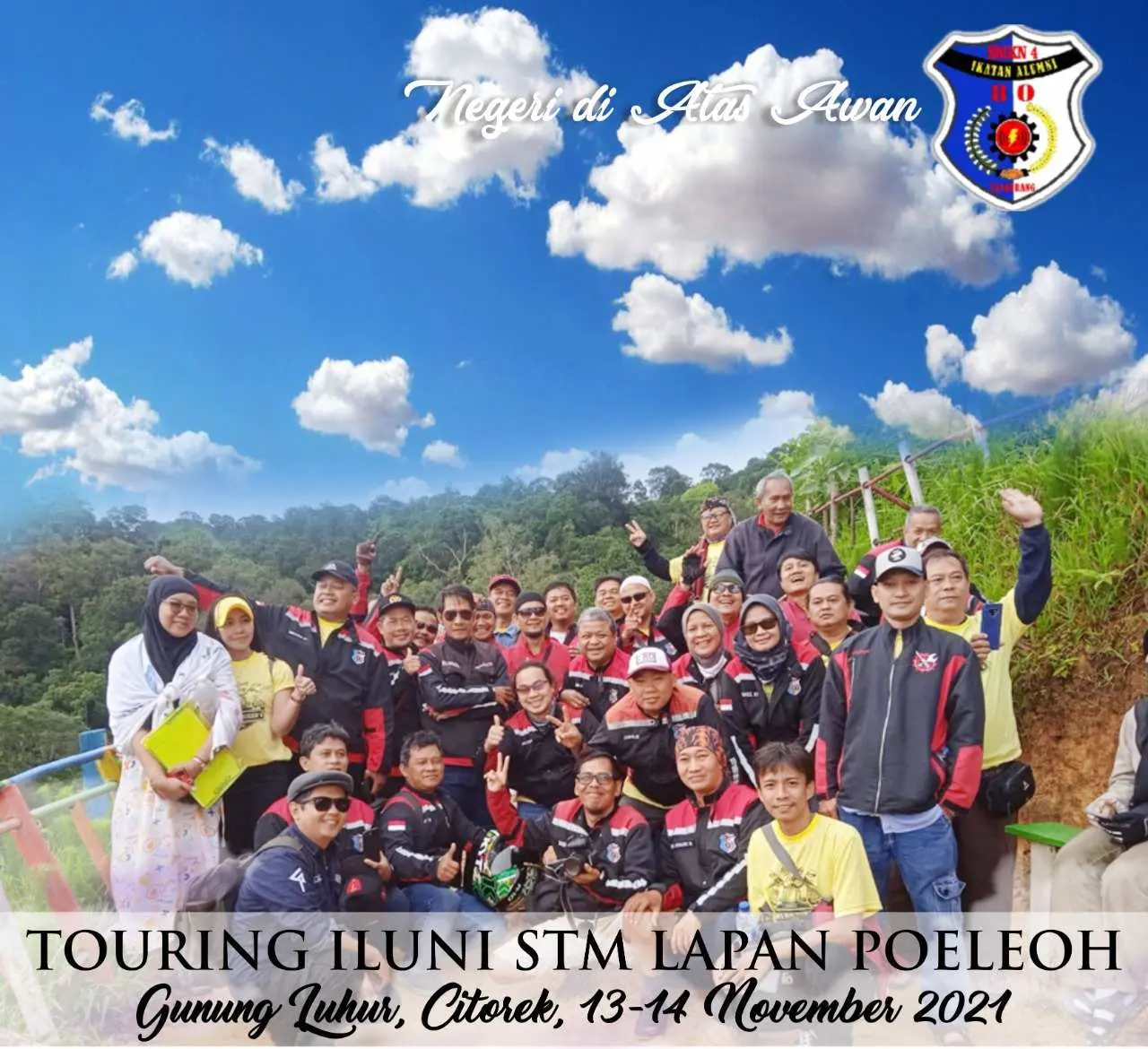 Silaturahmi ILUNI STM 80 Tangerang Tahun 2021, Touring Menuju Gunung Luhur Citorek Lebak Banten