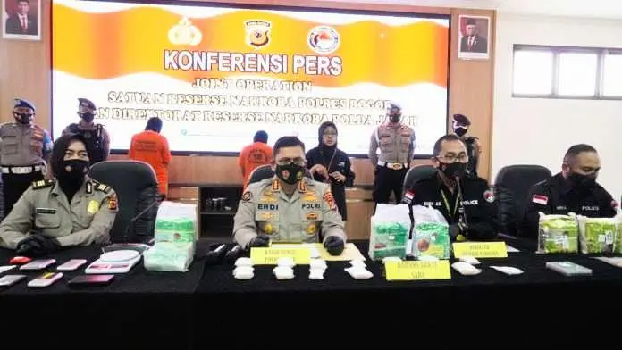 Ungkap 3 Kasus Peredaran Narkotika, Ditnarkoba Polda Jabar dan Polres Bogor Amankan 11 Kg Barang Bukti Sabu
