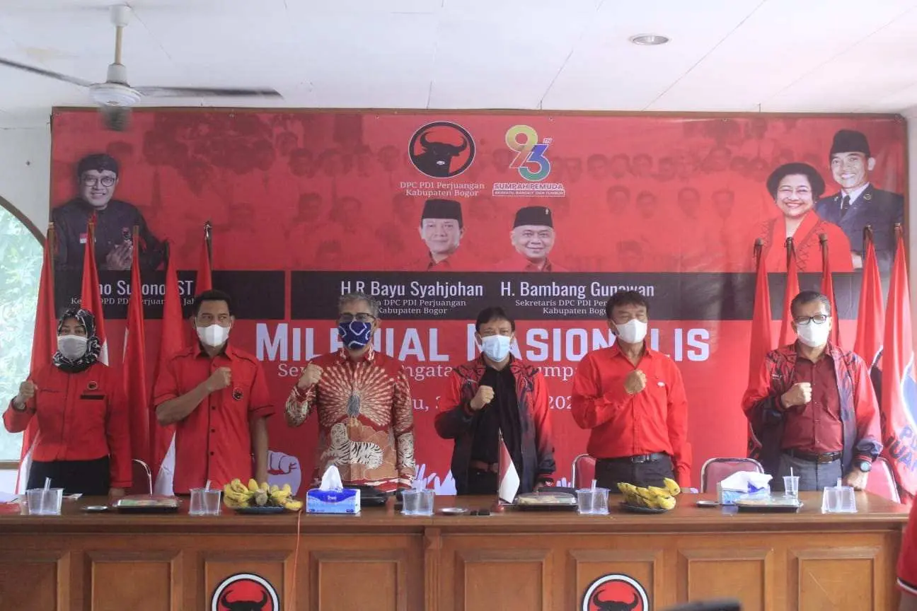 Peringati Hari Sumpah Pemuda, DPC PDI Perjuangan Kabupaten Bogor Gelar Seminar Milenial Nasionalis