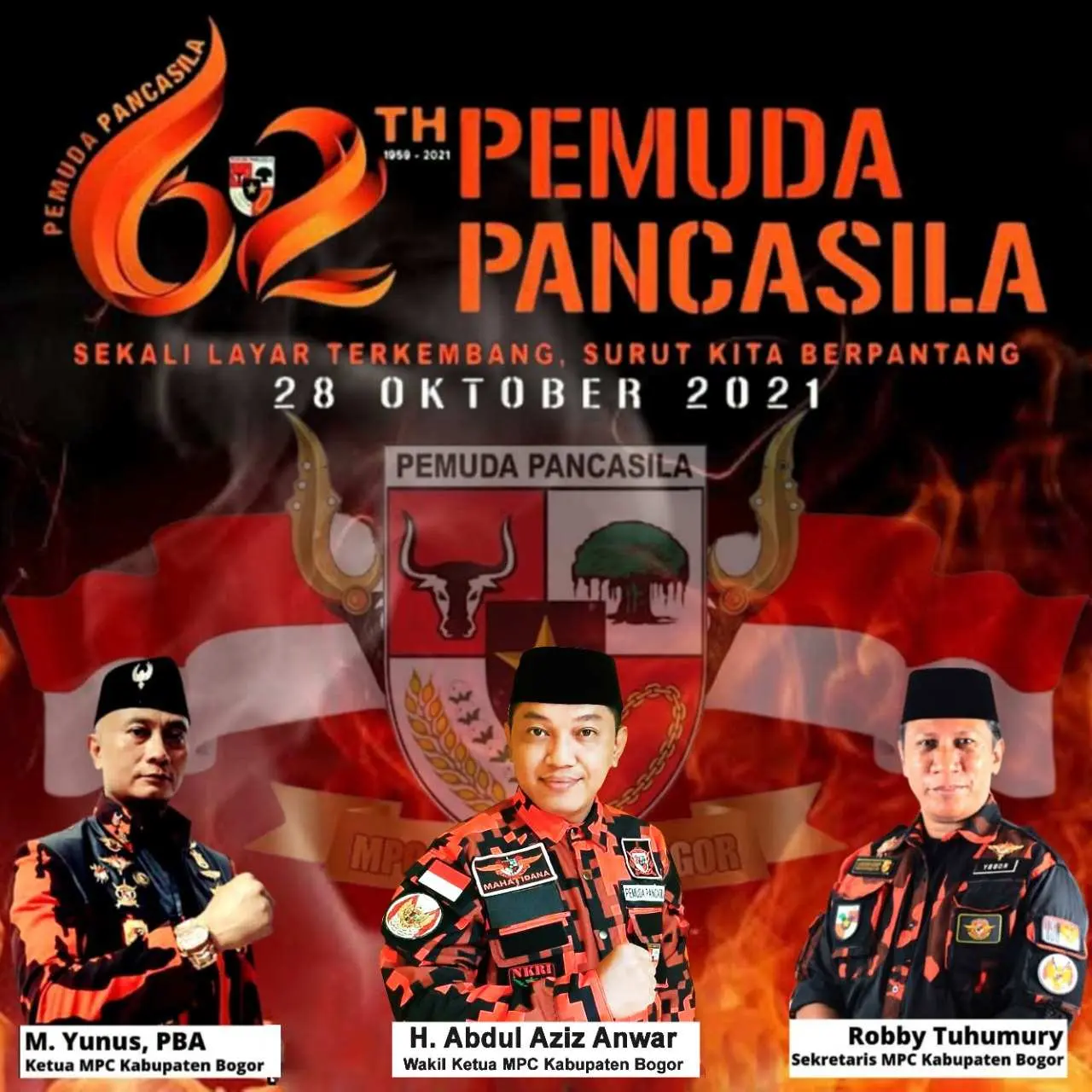 Sambut Sumpah Pemuda dan HUT ke-62, MPC PP Kabupaten Bogor Ajak Anggota Mampu Berkontribusi dan Jauhi Narkoba