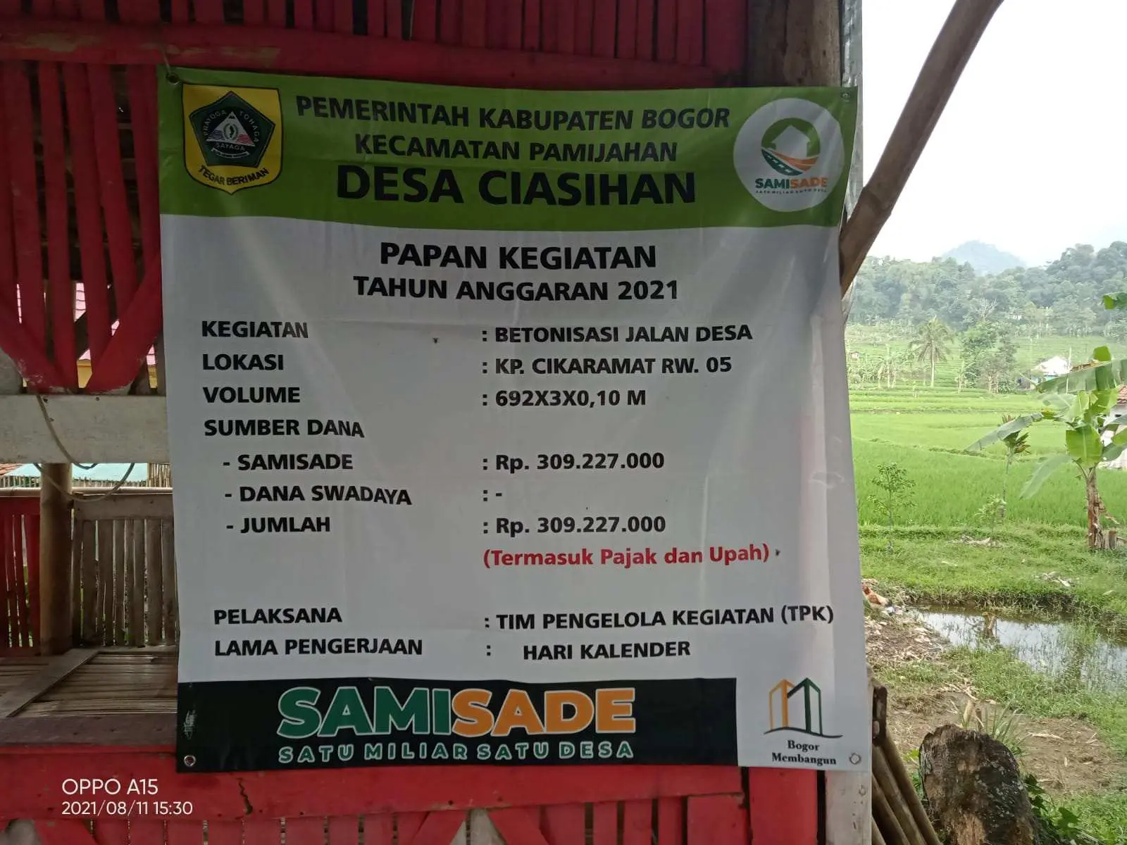 Pembenaran Kades Ciasihan Diduga Tidak Sesuai Fakta di Lapangan