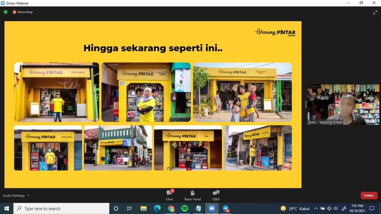 Danone Indonesia Bersama Kampus Bisnis Umar Usman Dorong UMKM Go Digital dan Modern Pasca Pandemi