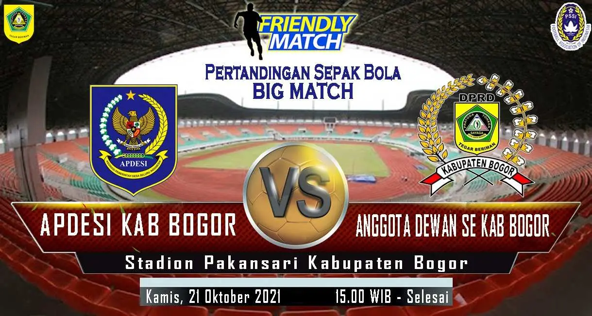 APDESI Kabupaten Bogor Tanding Sepak Bola dengan Para Anggota DPRD