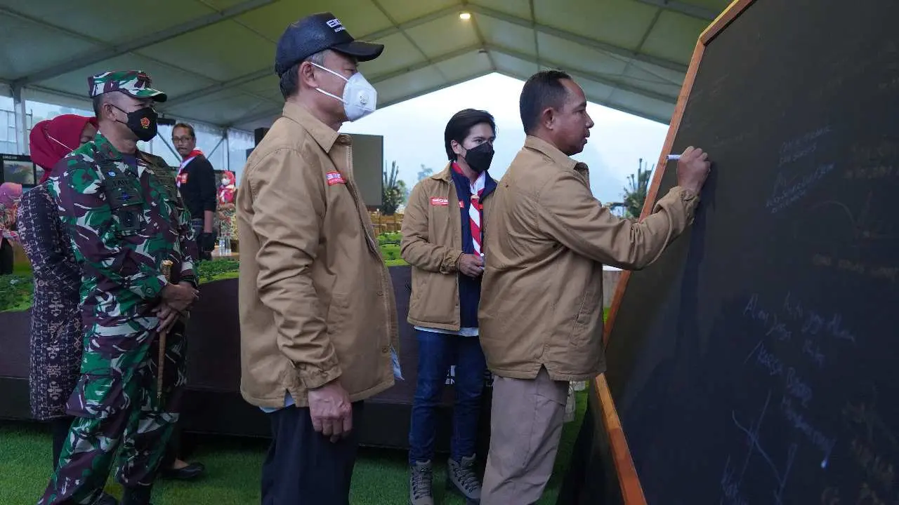 Dukung Ekowisata di Bogor, Pangdam III/Slw Bersama Danrem 061/Sk Hadiri Peletakan Batu Pertama Pembangunan Eiger Adventure Land