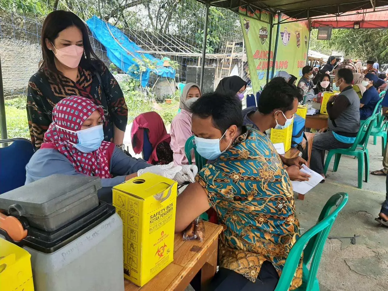 Gandeng Pemdes Lumpang, DPP GMTI Berikan Vaksinasi Covid-19 untuk 2.500 Warga