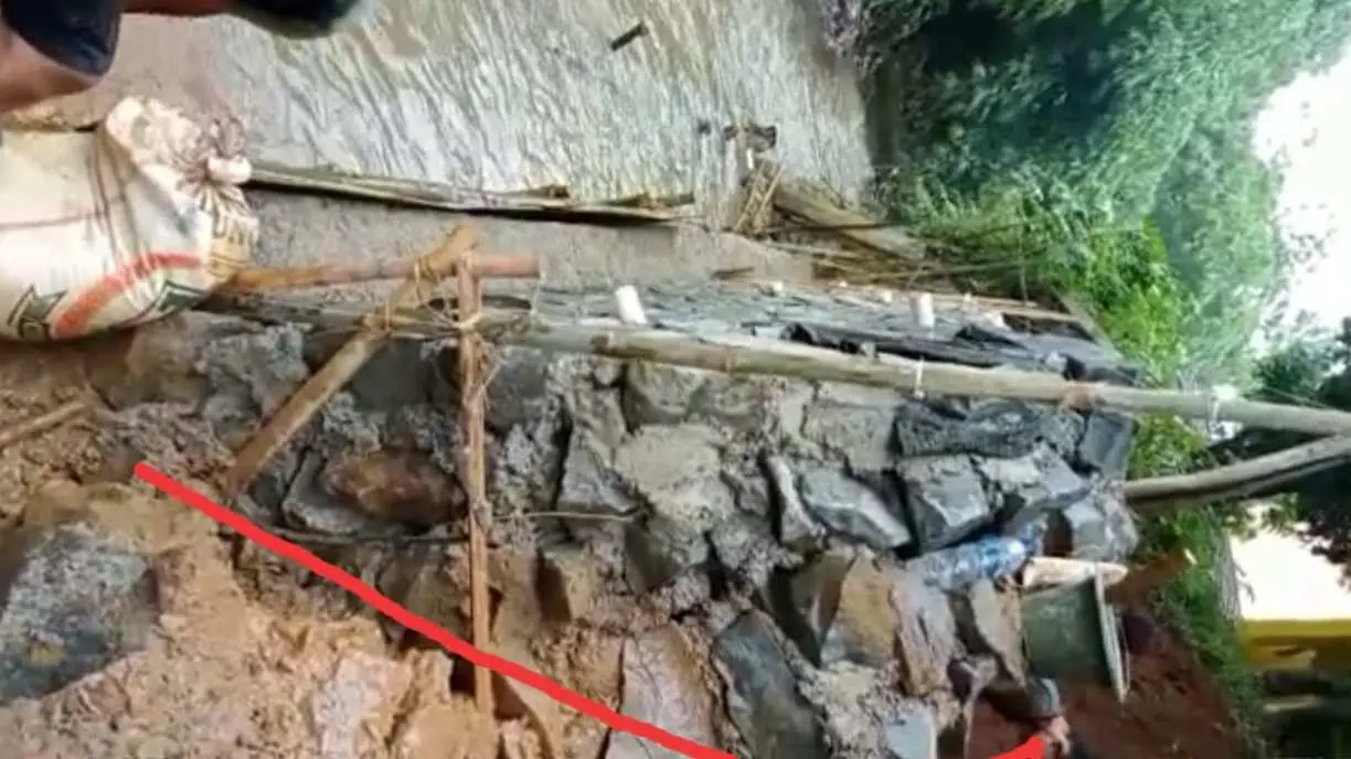 Diduga Ada Kecurangan dalam Pengerjaan TPT Senilai Rp 96 Juta di SDN Kedung Waringin 01