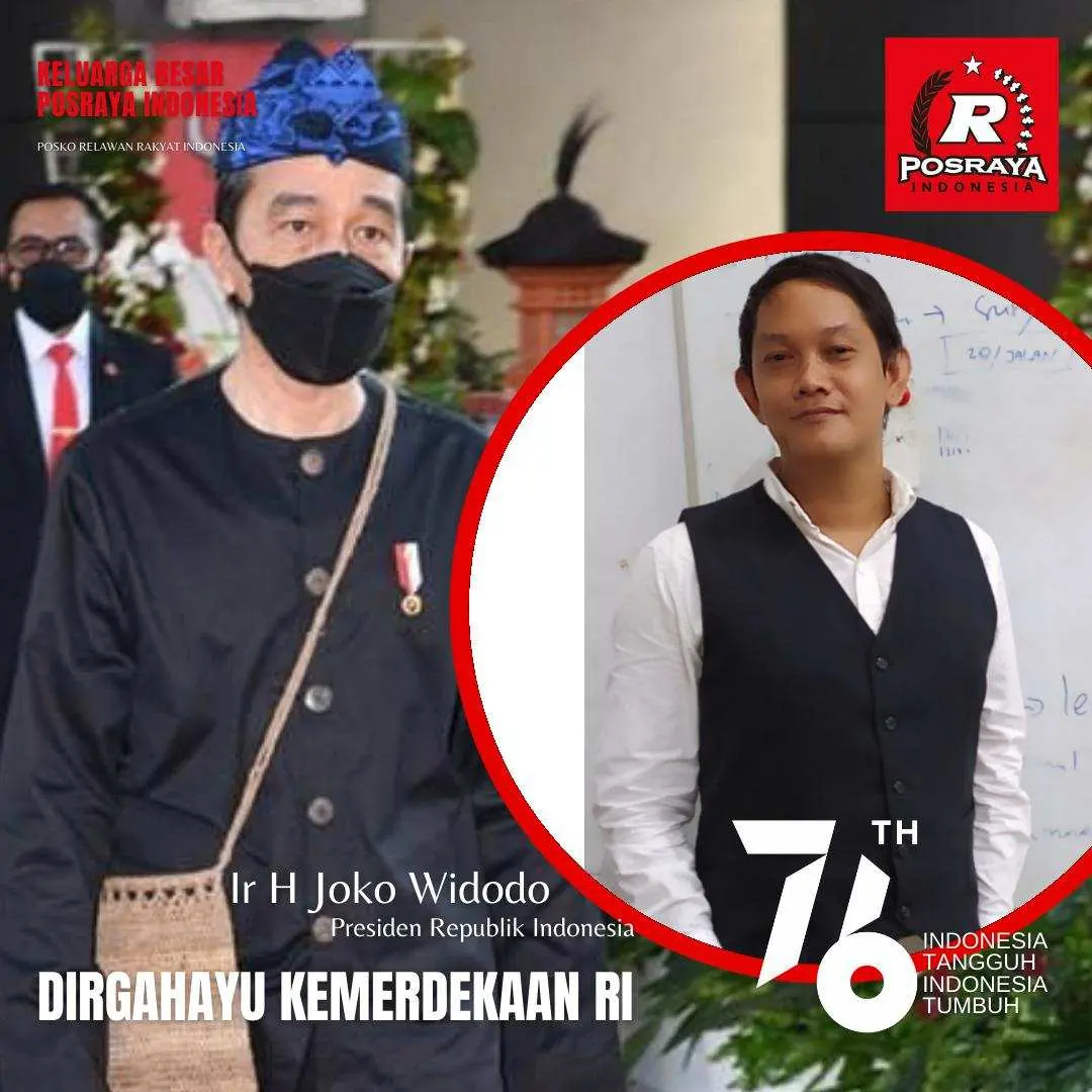 Momen HUT ke-76 RI, Ketum Posraya Indonesia Ucapkan Doa dan Dukungan untuk Kebaikan Bangsa