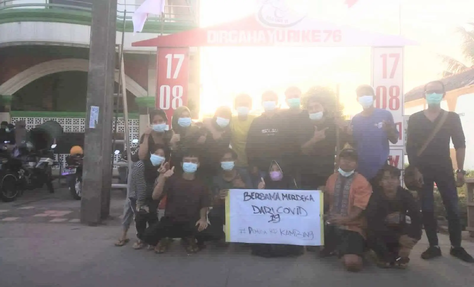 17 Pemuda Ajak Masyarakat Lawan Covid-19 dengan Semangat Kemerdekaan