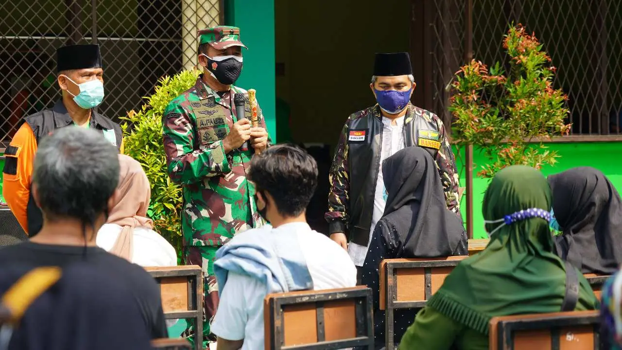 Gencar Laksanakan Serbuan Vaksinasi, Korem 061/Sk Capai 205.019 Orang Tervaksinasi