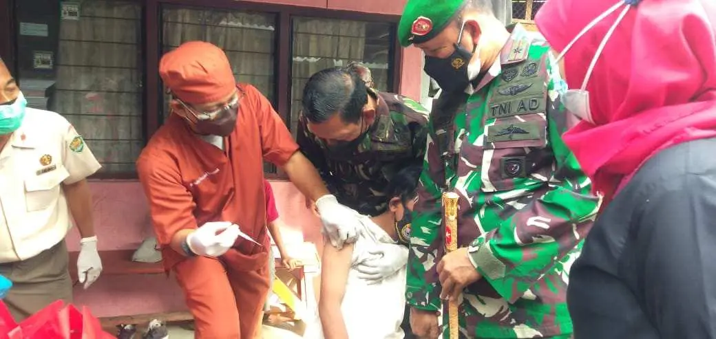 Gencar Laksanakan Vaksinasi Covid-19, Danrem 061/SK Ajak Semua Pihak Sukseskan Vaksinasi Nasional